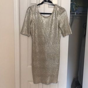 Gold dress